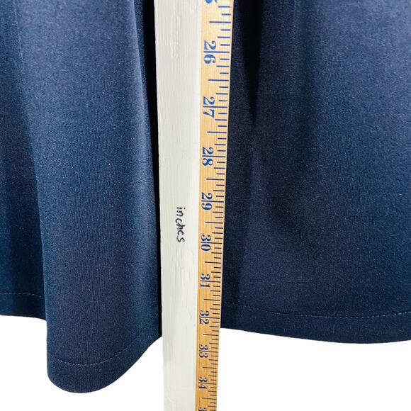 Navy Blue Fit and Flare Mini Dress Size Small - Picture 8 of 8